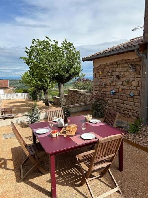 Le Tinailler Grand Standing Au Coeur Des Vignes Villa Prissé Buitenkant foto
