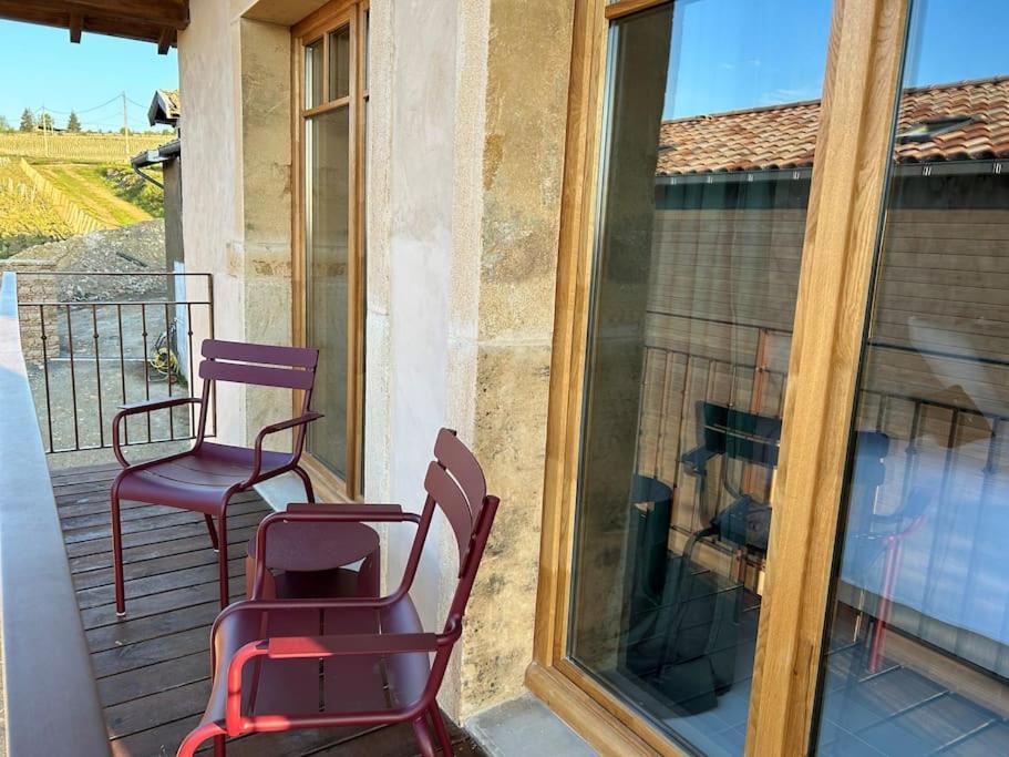 Le Tinailler Grand Standing Au Coeur Des Vignes Villa Prissé Buitenkant foto